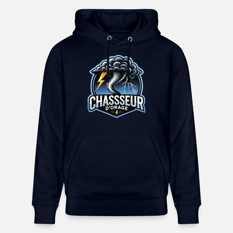 chasseur d'orage - Sweat à capuche bio CRUISER Stanley/Stella Unisexe - marine