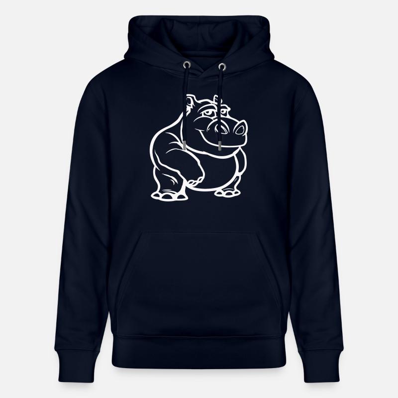 nilpferd - Stanley/Stella Unisex Bio-Hoodie CRUISER  - Navy
