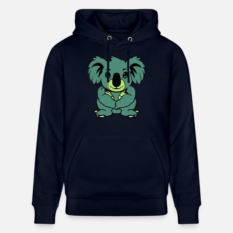 koalabär comic tier - Stanley/Stella Unisex Bio-Hoodie CRUISER - Navy