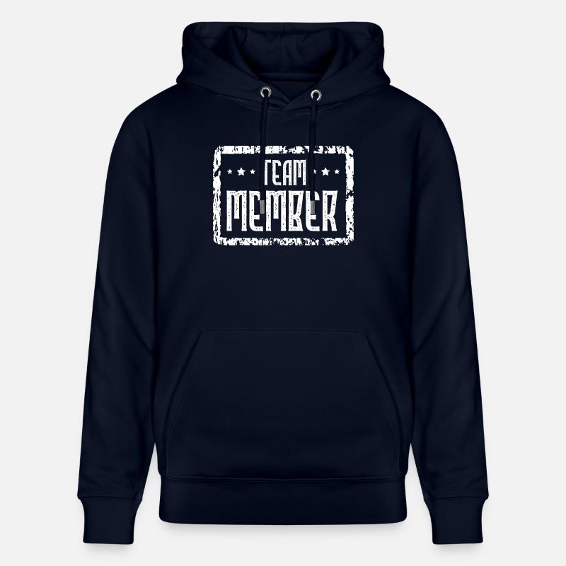 Cœur de membre de l’équipe - Sweat à capuche bio CRUISER Stanley/Stella Unisexe - marine
