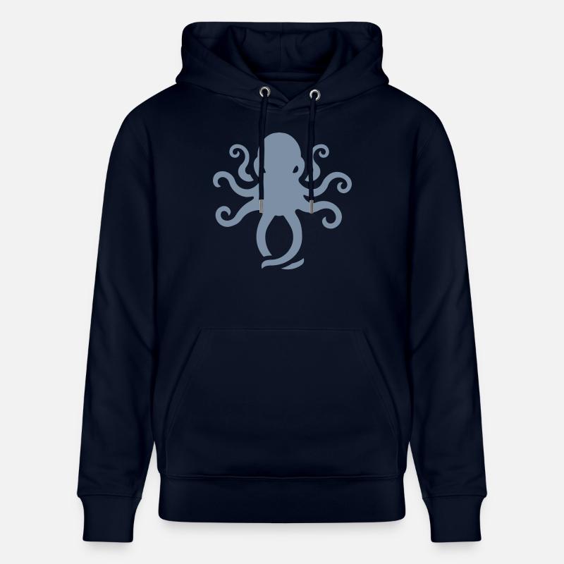 Octo Mad Logo - Sweat à capuche bio CRUISER Stanley/Stella Unisexe - marine
