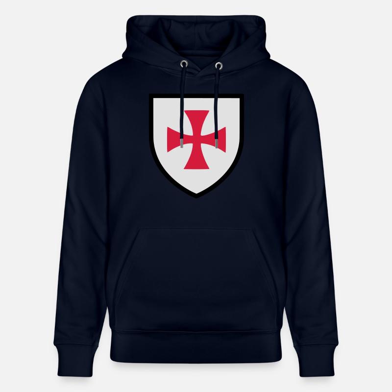 Blason croix de Malte (K) - Sweat à capuche bio CRUISER Stanley/Stella Unisexe - marine