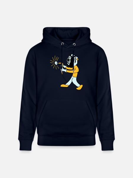 Welder - Sweat à capuche bio CRUISER Stanley/Stella Unisexe - marine