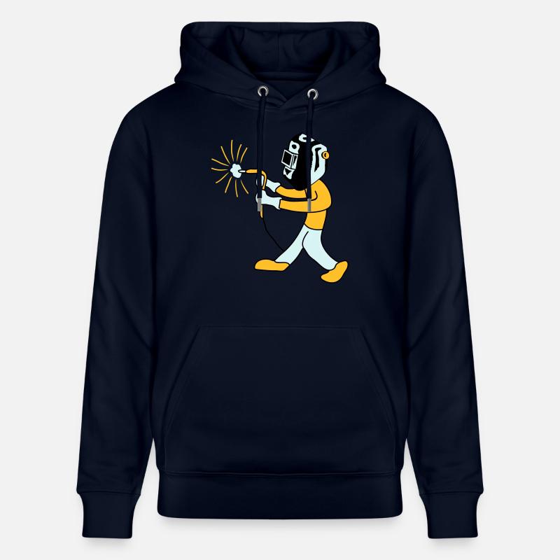 Welder - Sweat à capuche bio CRUISER Stanley/Stella Unisexe - marine