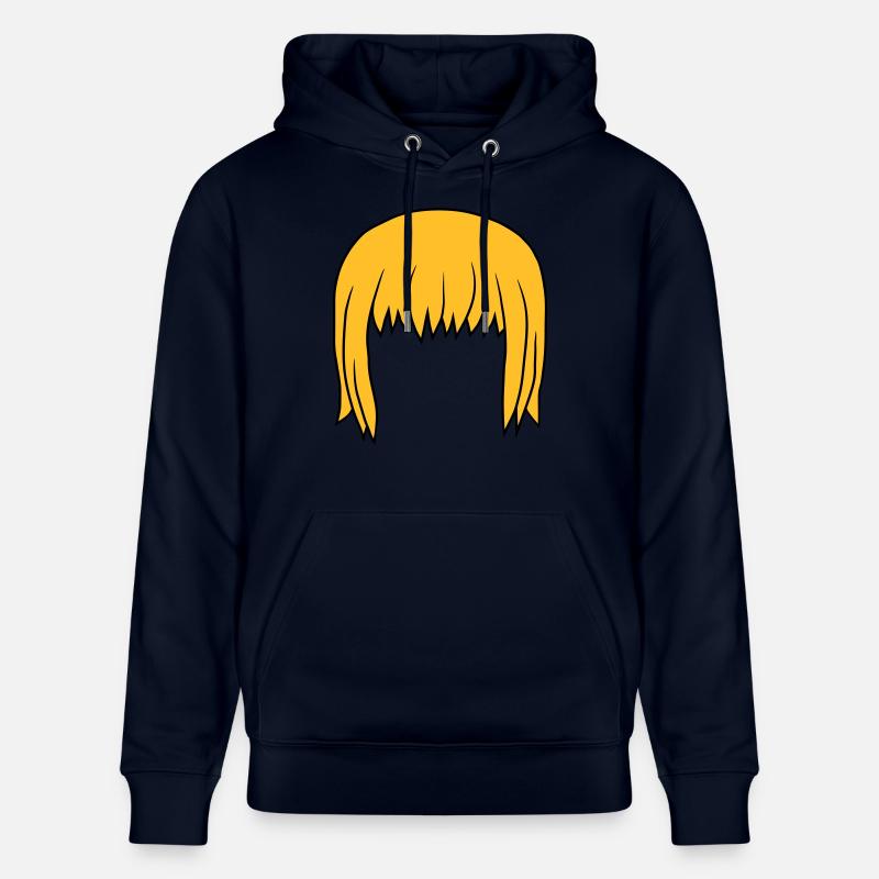 Anime Blonde Bob Coiffure Bob - Sweat à capuche bio CRUISER Stanley/Stella Unisexe - marine
