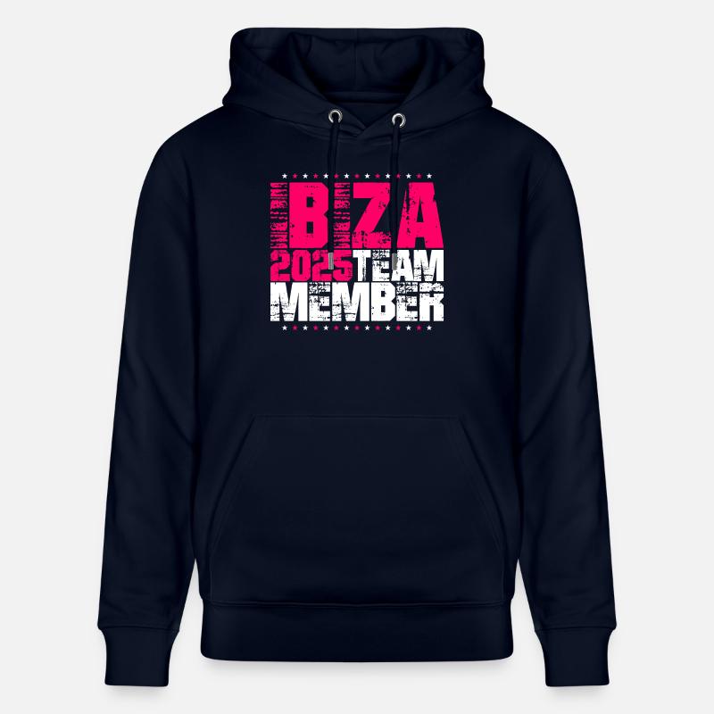 L’équipe d’Ibiza 2025 - Sweat à capuche bio CRUISER Stanley/Stella Unisexe - marine