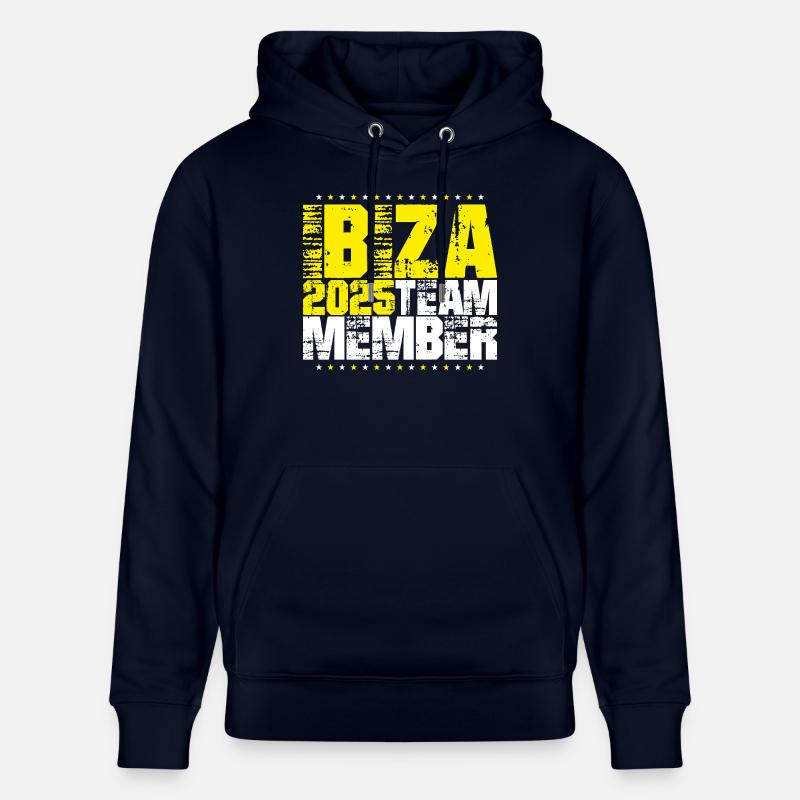 L’équipe d’Ibiza 2025 - Sweat à capuche bio CRUISER Stanley/Stella Unisexe - marine