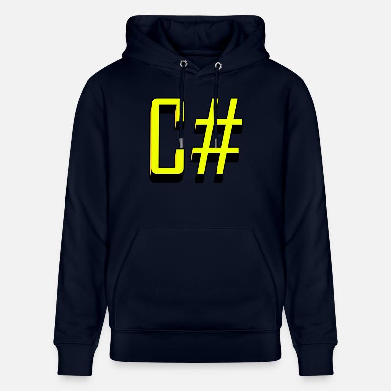 Programmiersprachen: C # / C sharp (Classic) - Stanley/Stella Unisex Bio-Hoodie CRUISER  - Navy