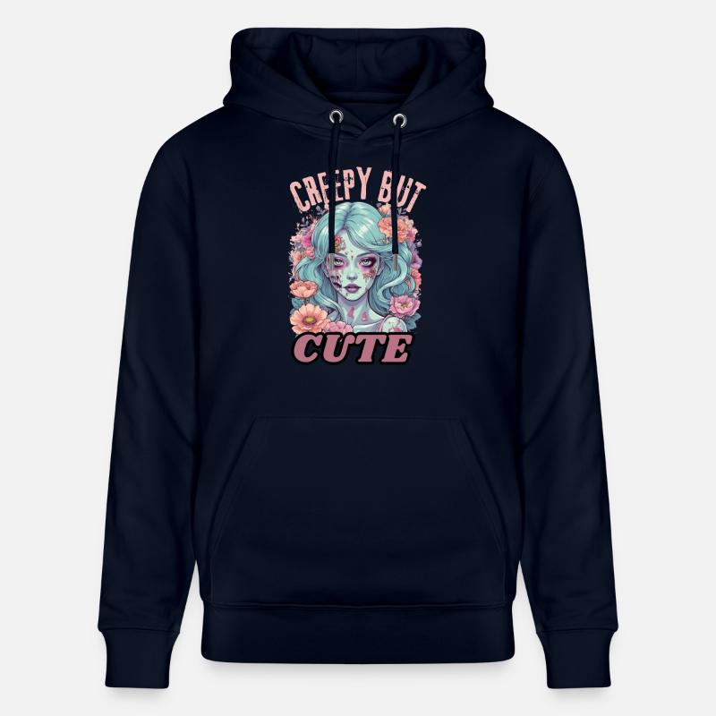 Effrayant mais mignon. - Sweat à capuche bio CRUISER Stanley/Stella Unisexe - marine