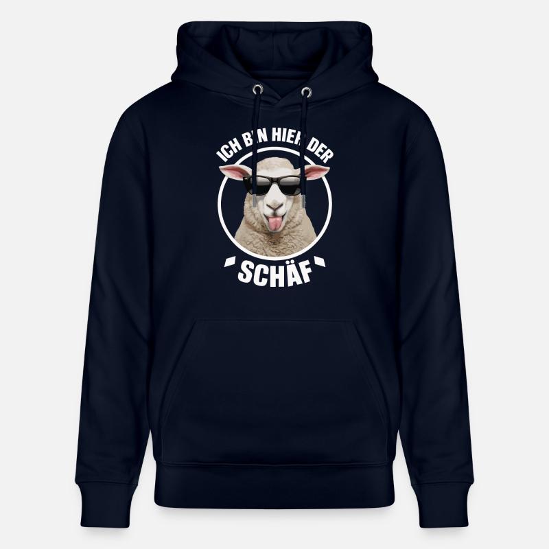 Moutons Berger Berger Fermier - Sweat à capuche bio CRUISER Stanley/Stella Unisexe - marine