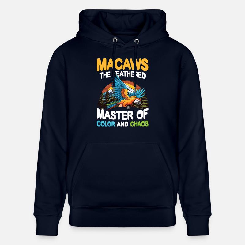 Macaws The Feathered Masters - Stanley/Stella Unisex Bio-Hoodie CRUISER - Navy