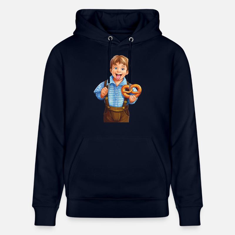 KIND JUNGE BRETZEL - Stanley/Stella Unisex Bio-Hoodie CRUISER  - Navy