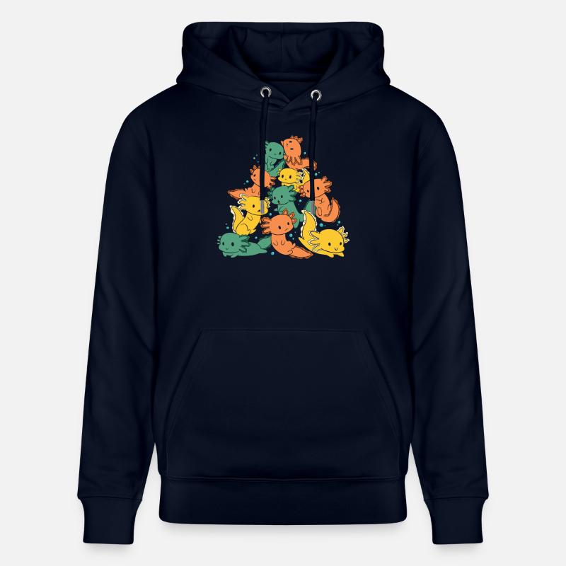 Axolotl - Sweat à capuche bio CRUISER Stanley/Stella Unisexe - marine