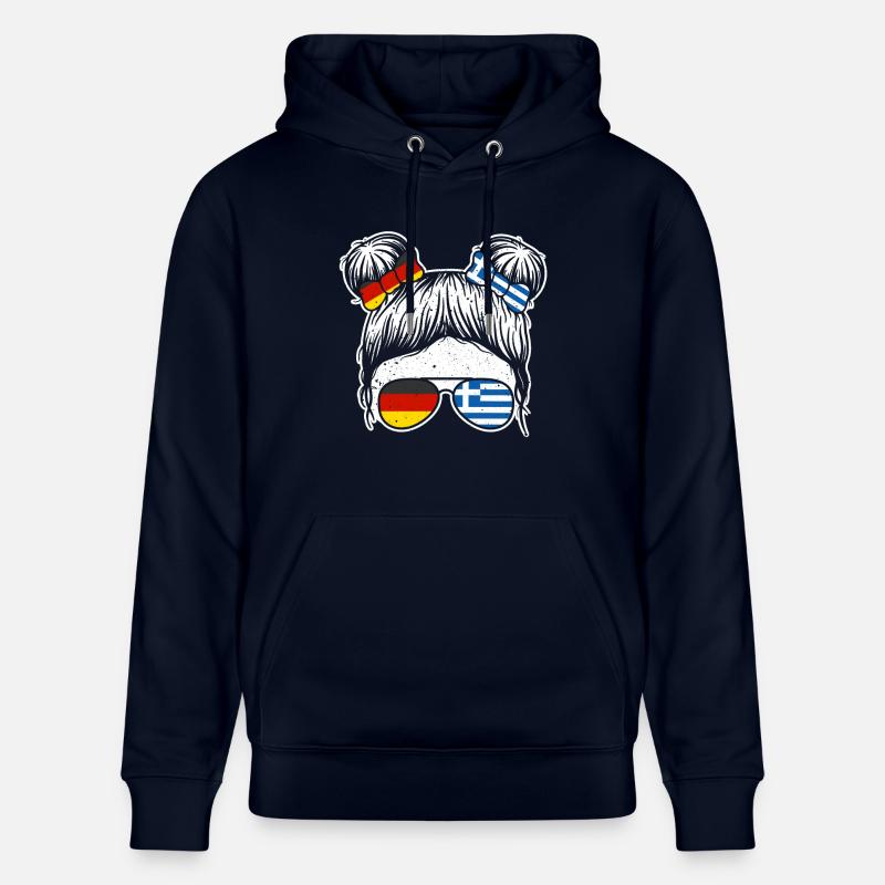 Grecs Allemagne Grèce - Sweat à capuche bio CRUISER Stanley/Stella Unisexe - marine