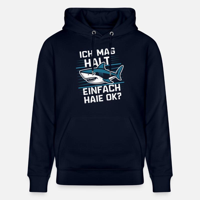 Requin Requin Requins Requin - Sweat à capuche bio CRUISER Stanley/Stella Unisexe - marine