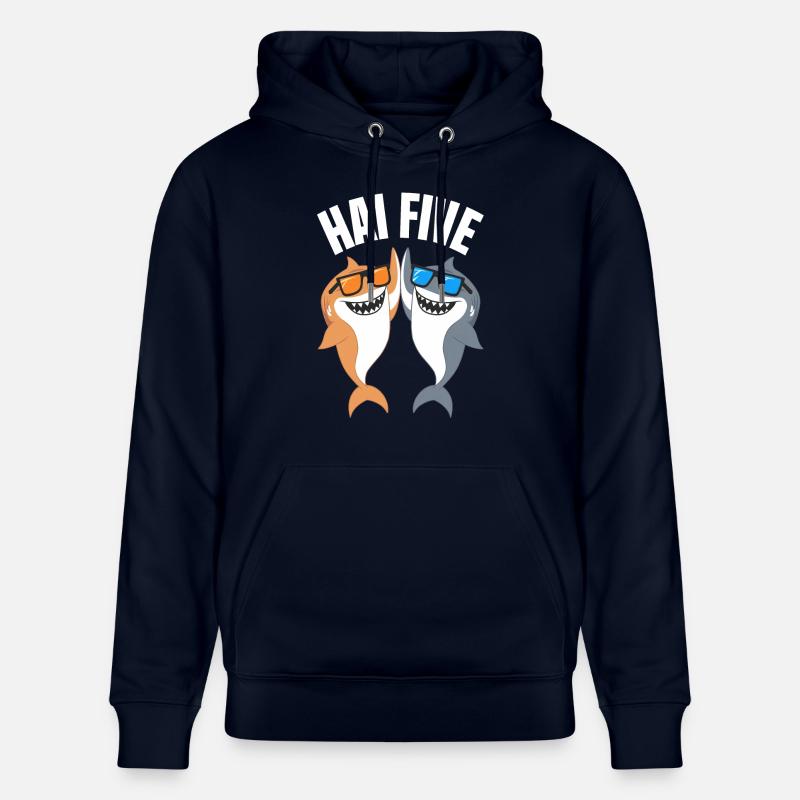 Requin Requin Requins Requin - Sweat à capuche bio CRUISER Stanley/Stella Unisexe - marine