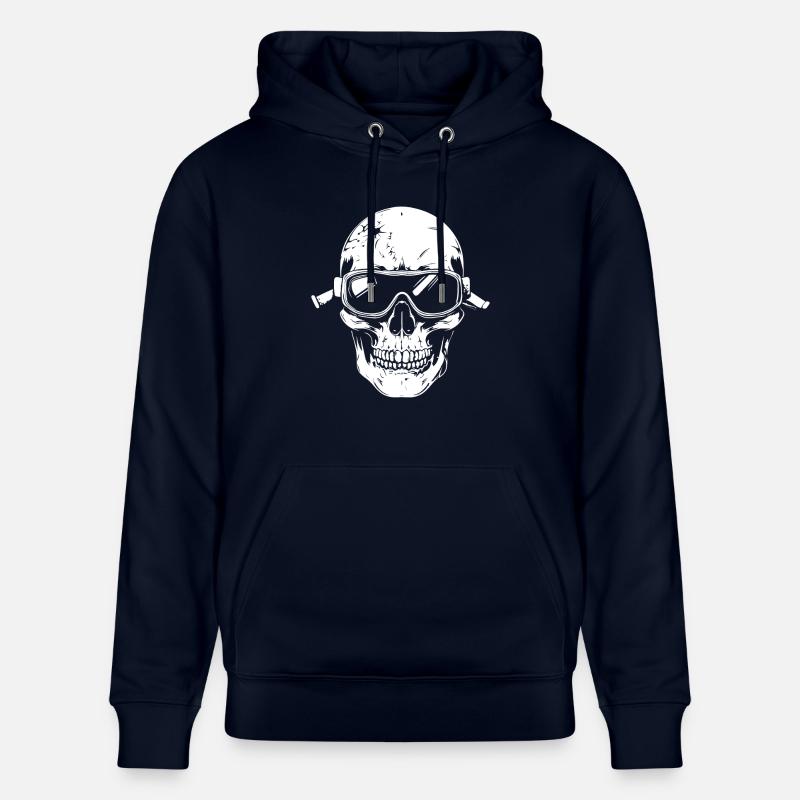 Ski Ski Masques Skull - Sweat à capuche bio CRUISER Stanley/Stella Unisexe - marine
