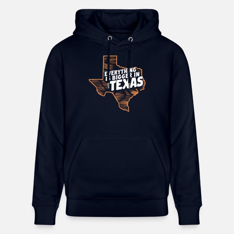 État du Texas Texans Texas - Sweat à capuche bio CRUISER Stanley/Stella Unisexe - marine