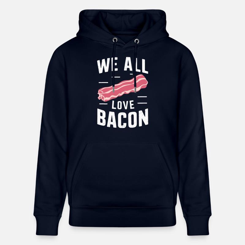 Bacon Petit-déjeuner Bacon - Sweat à capuche bio CRUISER Stanley/Stella Unisexe - marine
