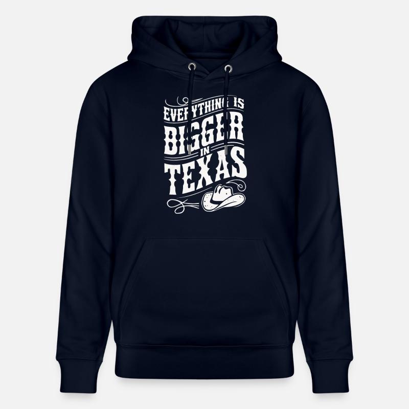 État du Texas Texans Texas - Sweat à capuche bio CRUISER Stanley/Stella Unisexe - marine
