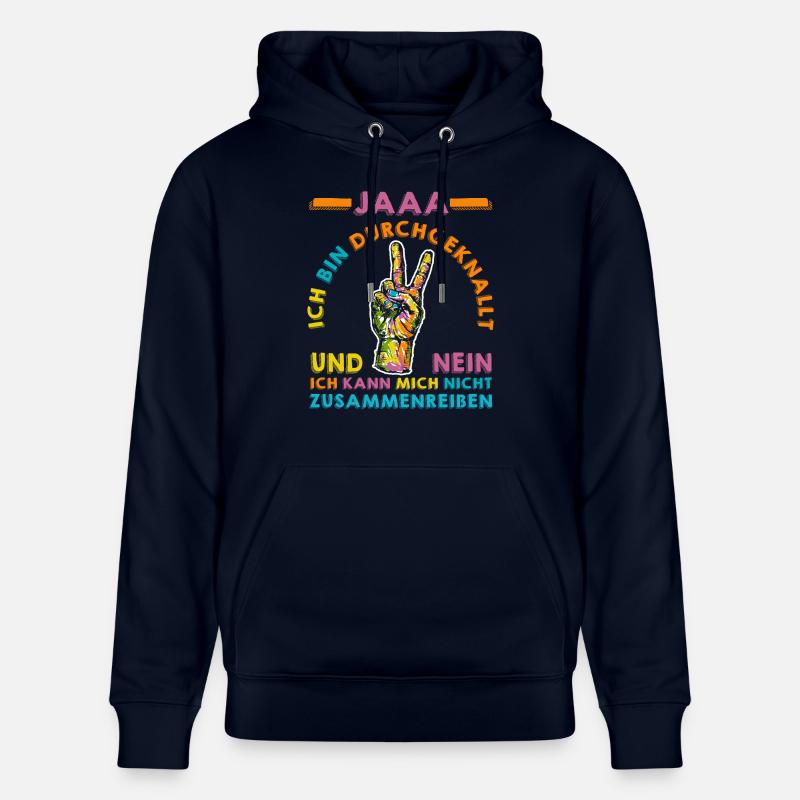 Cadeau drôle de collègues - Sweat à capuche bio CRUISER Stanley/Stella Unisexe - marine