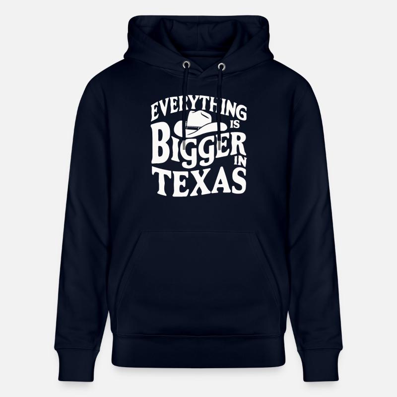 État du Texas Texans Texas - Sweat à capuche bio CRUISER Stanley/Stella Unisexe - marine