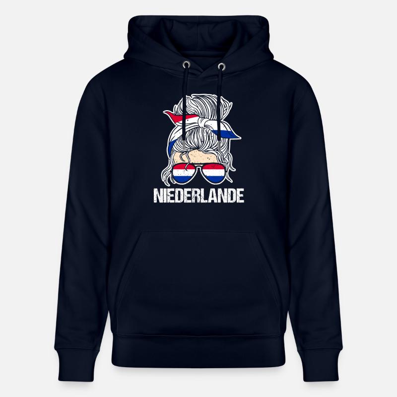 Pays-Bas Pays-Bas - Sweat à capuche bio CRUISER Stanley/Stella Unisexe - marine