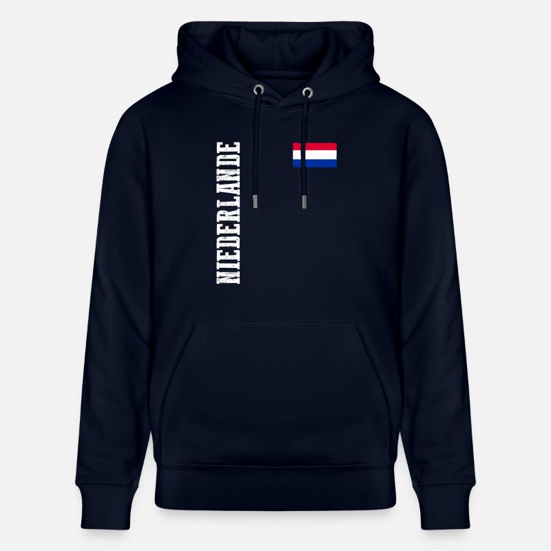 Pays-Bas Pays-Bas - Sweat à capuche bio CRUISER Stanley/Stella Unisexe - marine
