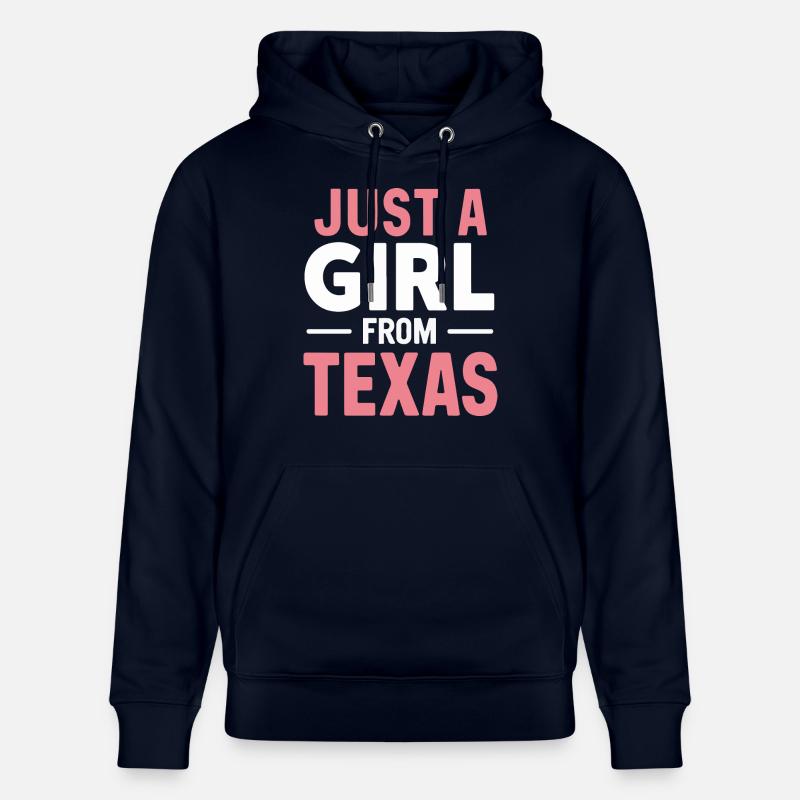 État du Texas Texans Texas - Sweat à capuche bio CRUISER Stanley/Stella Unisexe - marine