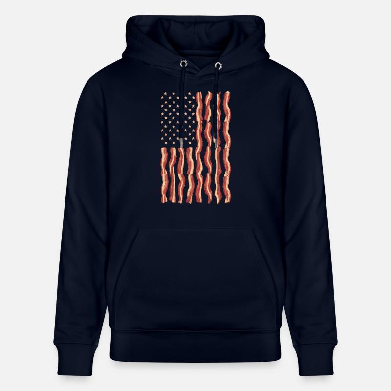 États-Unis Amérique Drapeau Patriotes - Sweat à capuche bio CRUISER Stanley/Stella Unisexe - marine