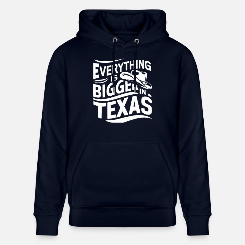 État du Texas Texans Texas - Sweat à capuche bio CRUISER Stanley/Stella Unisexe - marine