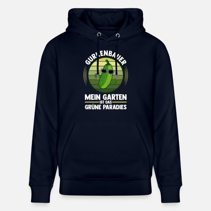Jardinier Concombre Jardin fermier - Sweat à capuche bio CRUISER Stanley/Stella Unisexe - marine