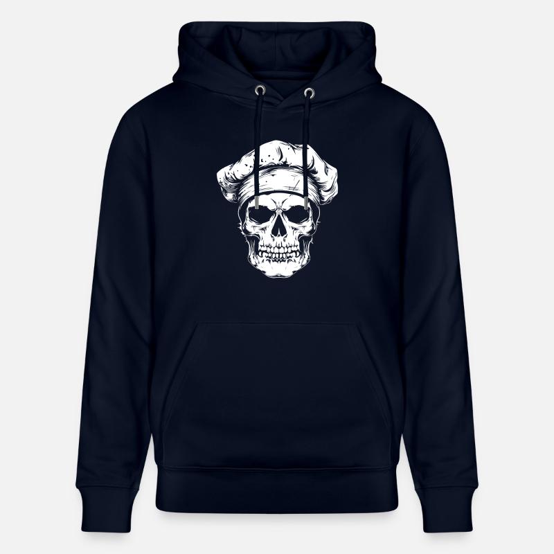 Koch Skull Skeleton Chef - Sweat à capuche bio CRUISER Stanley/Stella Unisexe - marine