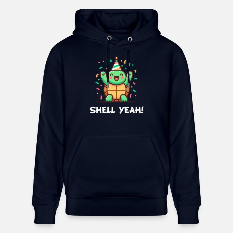 Shell ! Célébration Tortue - Sweat à capuche bio CRUISER Stanley/Stella Unisexe - marine