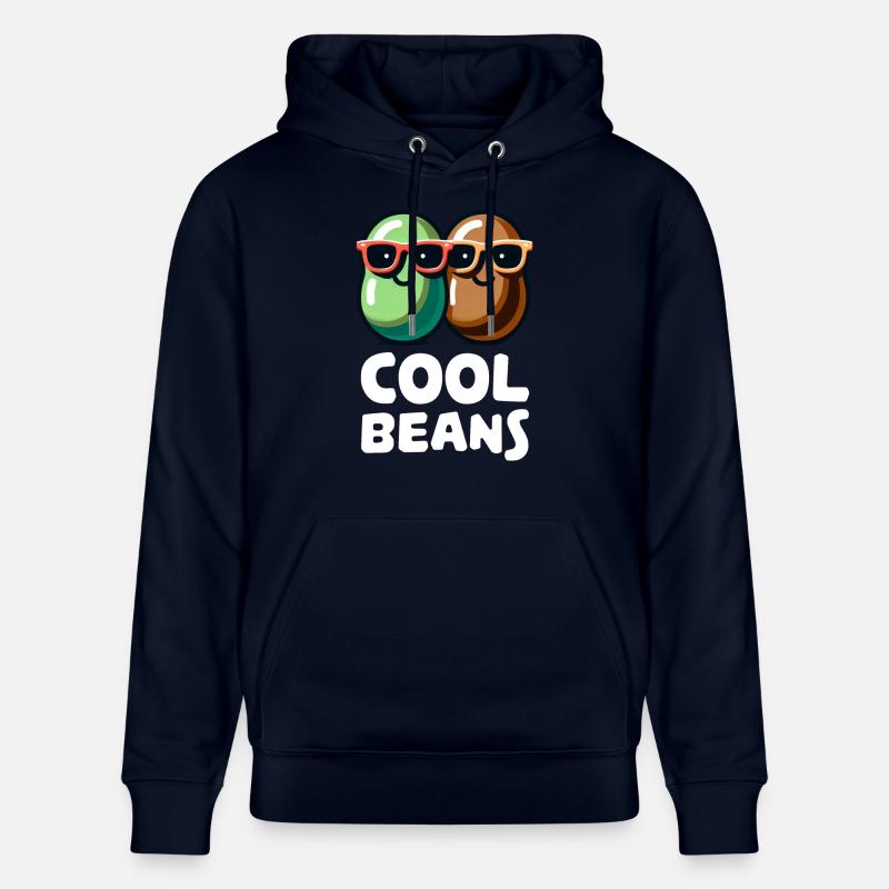 Coole Bohnen Lustiges Bohnendesign - Stanley/Stella Unisex Bio-Hoodie CRUISER  - Navy