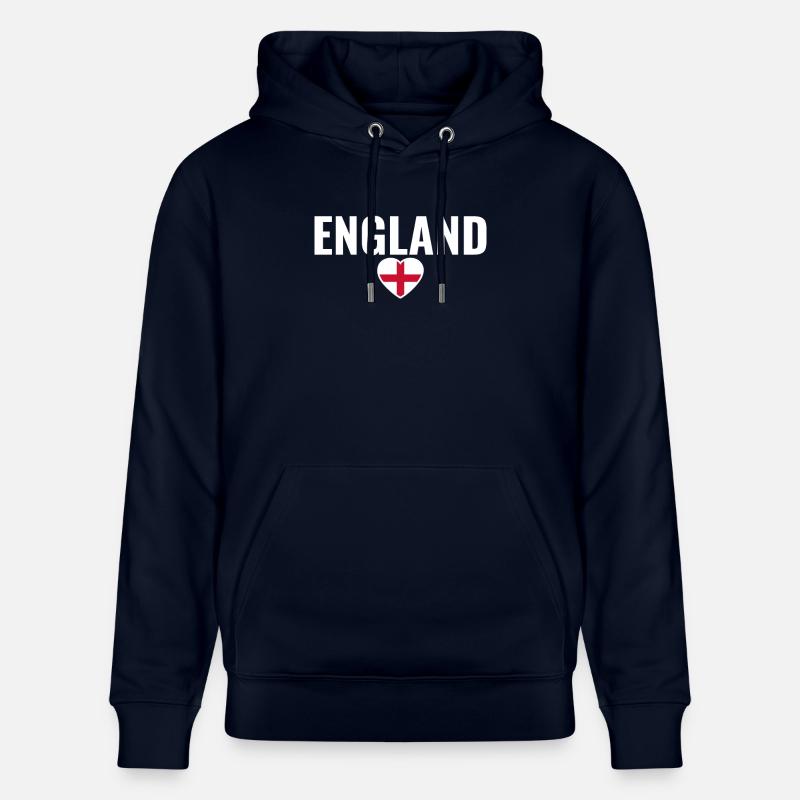 Angleterre Anglais Drapeau anglais - Sweat à capuche bio CRUISER Stanley/Stella Unisexe - marine