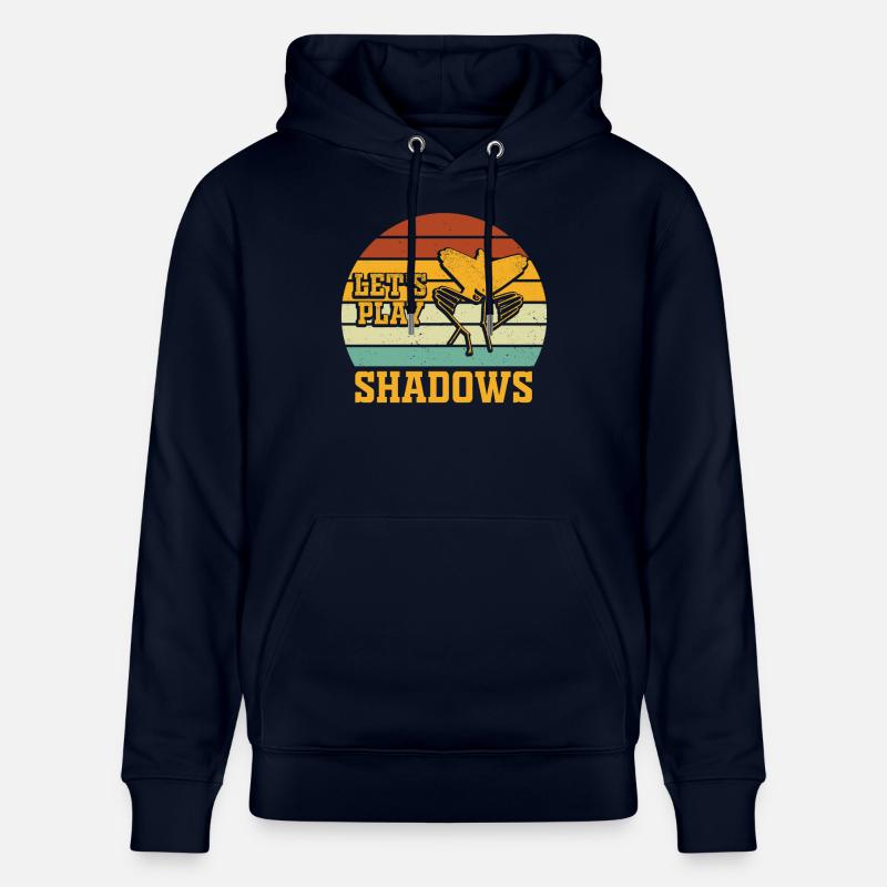 Jouons à Shadows Shadow Puppetry - Sweat à capuche bio CRUISER Stanley/Stella Unisexe - marine