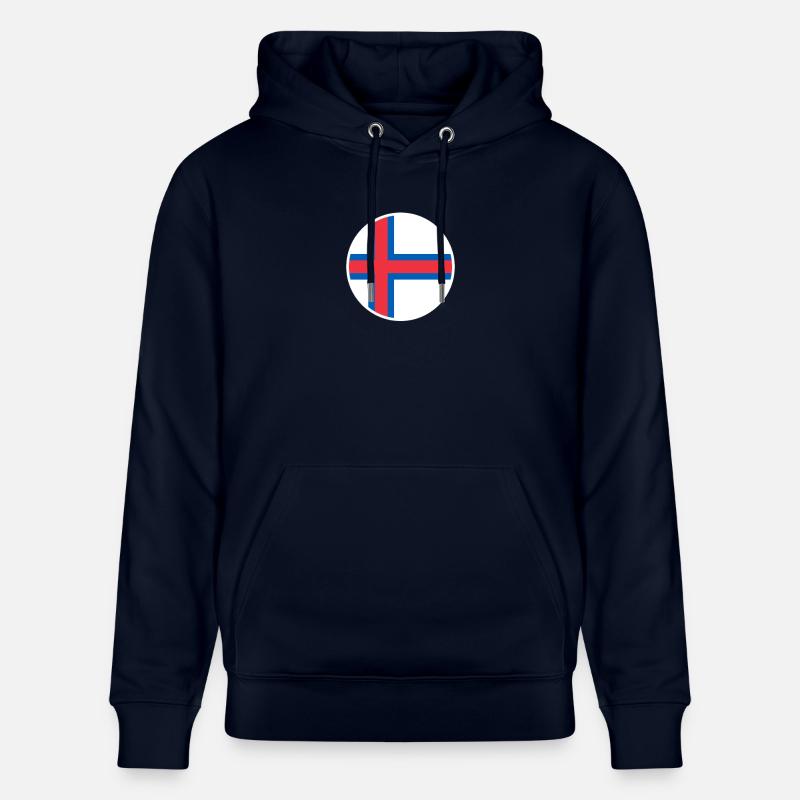 Îles Féroé Drapeau féroïen - Sweat à capuche bio CRUISER Stanley/Stella Unisexe - marine