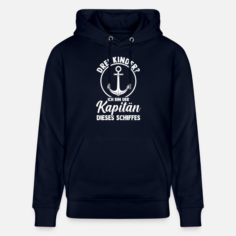 Père de 3 enfants - Sweat à capuche bio CRUISER Stanley/Stella Unisexe - marine