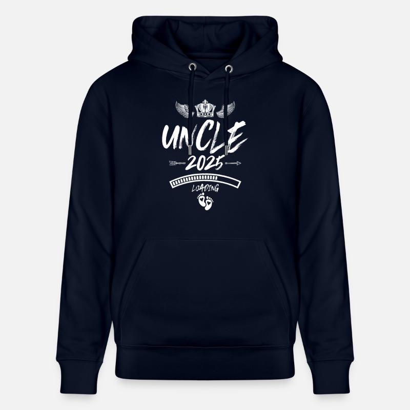 Onkel 2025 Loading Spruch - Stanley/Stella Unisex Bio-Hoodie CRUISER  - Navy
