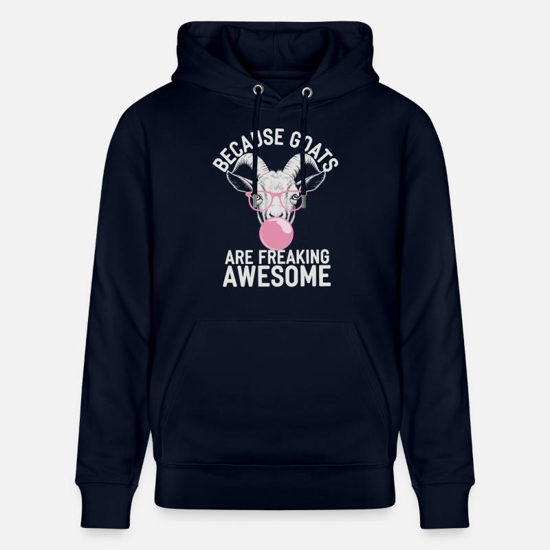 Chèvre - Sweat à capuche bio CRUISER Stanley/Stella Unisexe - marine