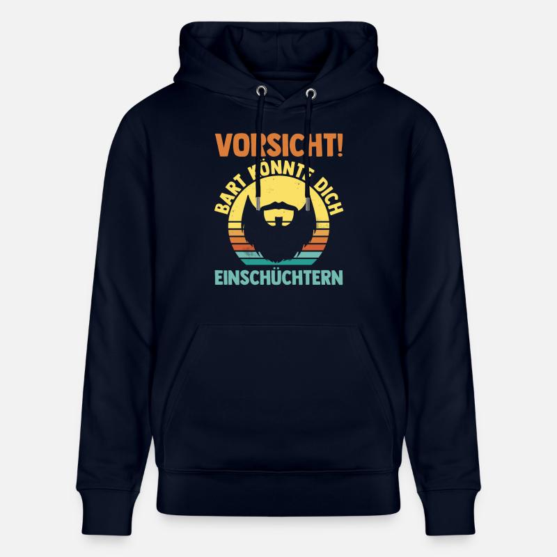 Bärtig Bartträger Bart - Stanley/Stella Unisex Bio-Hoodie CRUISER - Navy