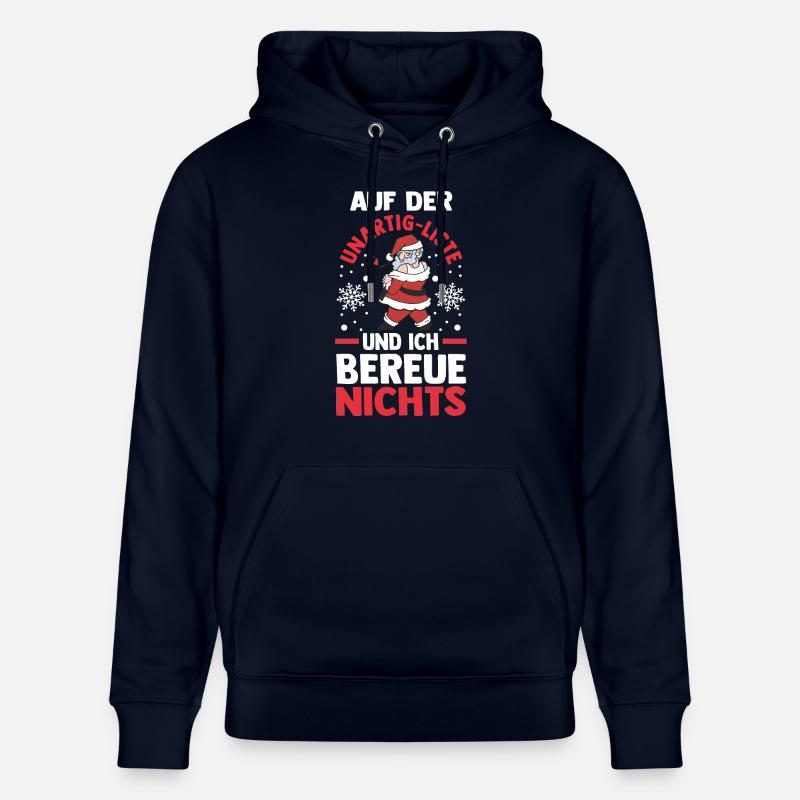 Père Noël Coquin Noël - Sweat à capuche bio CRUISER Stanley/Stella Unisexe - marine