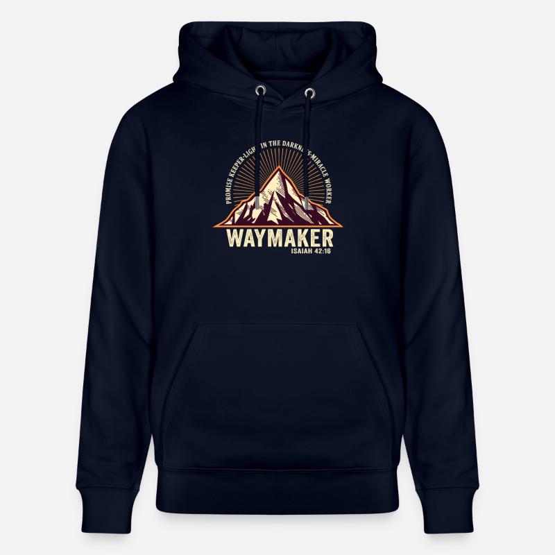 Wegweiser, Versprechenshüter, Wundertäter - Stanley/Stella Unisex Bio-Hoodie CRUISER - Navy