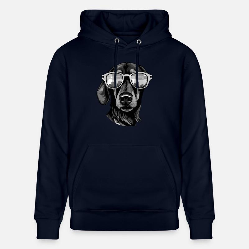 Tête de chien teckel Teckel - Sweat à capuche bio CRUISER Stanley/Stella Unisexe - marine