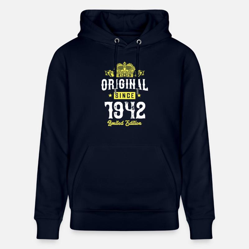 1942 Édition limitée - Sweat à capuche bio CRUISER Stanley/Stella Unisexe - marine