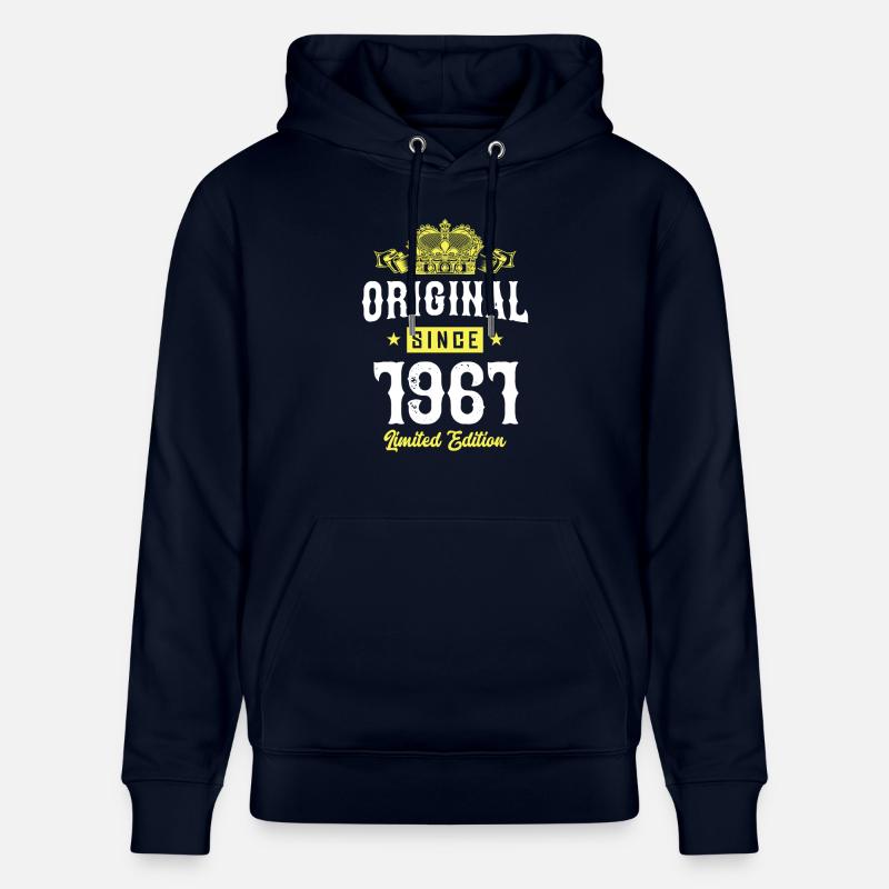 1961 Édition limitée - Sweat à capuche bio CRUISER Stanley/Stella Unisexe - marine