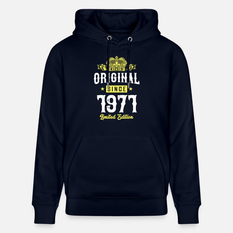 1971 Édition limitée - Sweat à capuche bio CRUISER Stanley/Stella Unisexe - marine