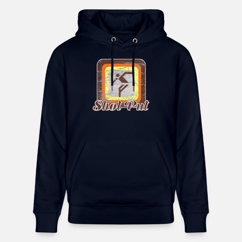 Lancer du poids Rétro - Sweat à capuche bio CRUISER Stanley/Stella Unisexe - marine