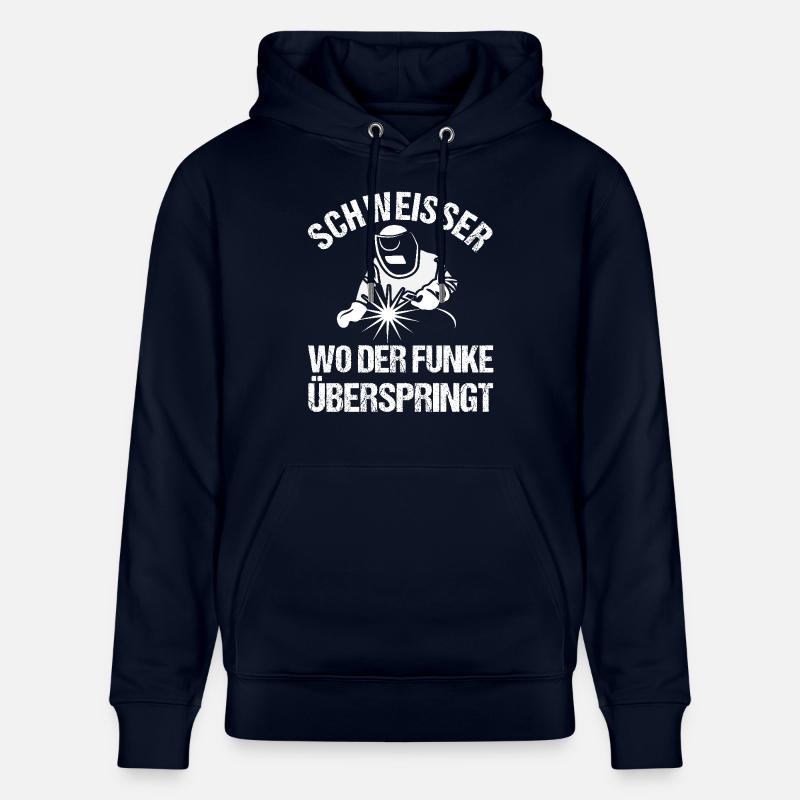 Soudage Soudeurs Soudeurs - Sweat à capuche bio CRUISER Stanley/Stella Unisexe - marine